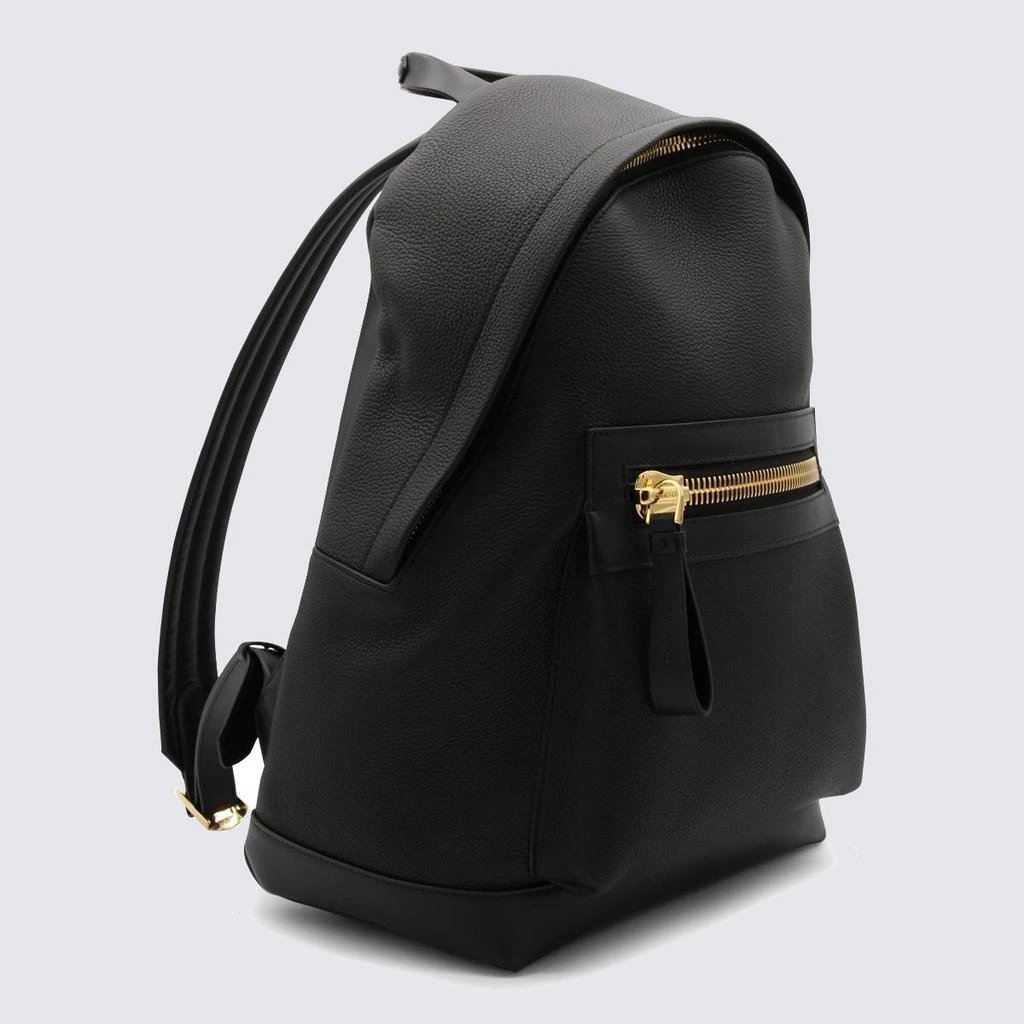 Tom Ford Tom Ford Black Leather Backpack 2