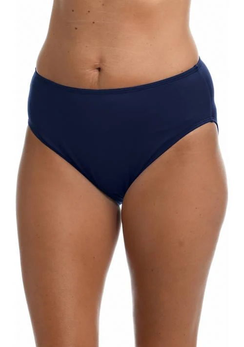 24th and Ocean And Ocean Solid Mid Waist Bikini Swim Bottoms 1