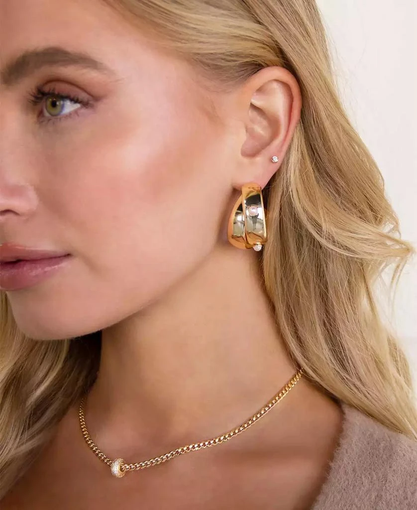 Ettika Jewelry Simple Flat Chain and Crystal Bead Necklace 3