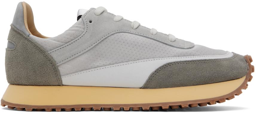 ★SPALWART★ Dash Low Sneakers Grey 51235710030 51235710030S White & Gray Dash Low Sneakers by Spalwart on Sale