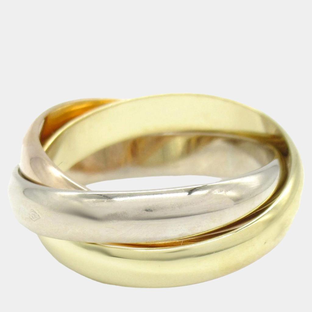 Cartier Cartier 18K Rose Gold, White Gold, Yellow Gold Trinity Band Ring EU 51
