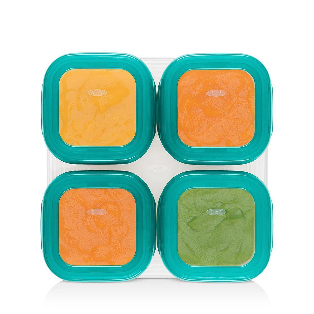 OXO Tot 4-Piece Baby Blocks Freezer Storage Containers 6