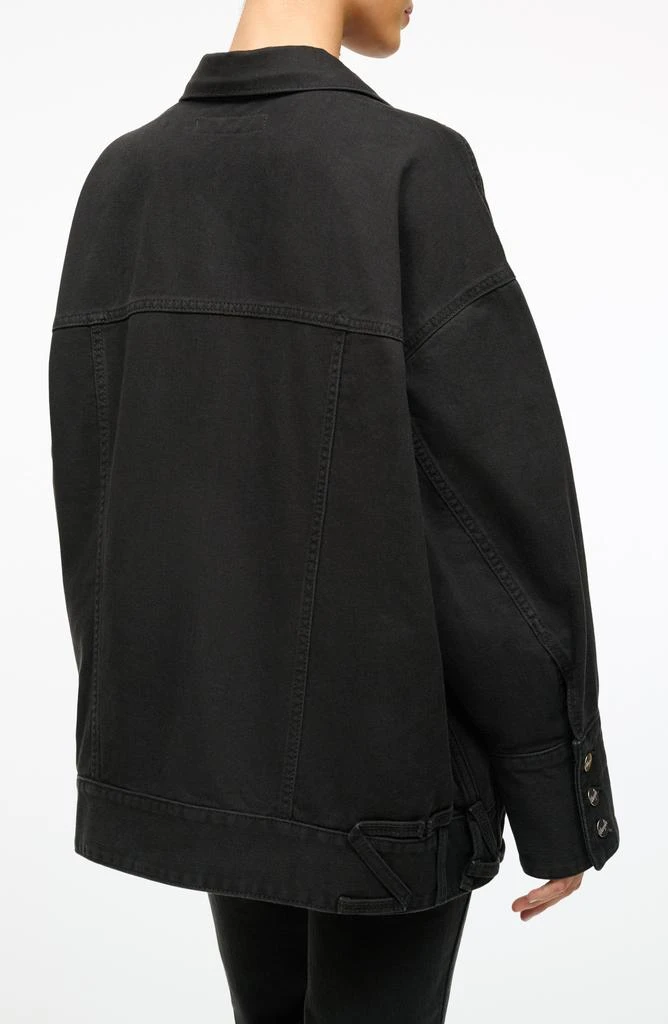 Staud X Wrangler The Biggest Denim Trucker Jacket 2