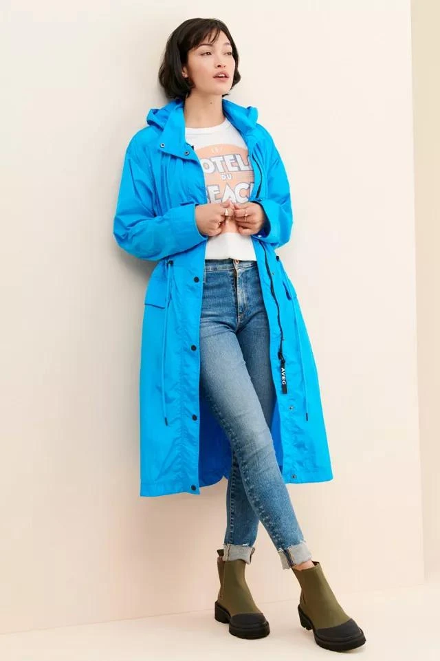 Avec Les Filles Avec Les Filles Slouchy Bright Rain Jacket 5
