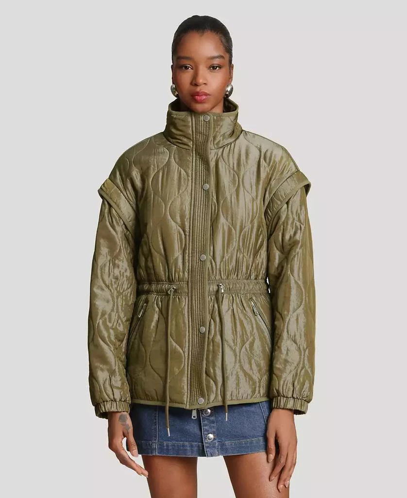 Avec Les Filles Women
s Quilted Anorak Jacket 2