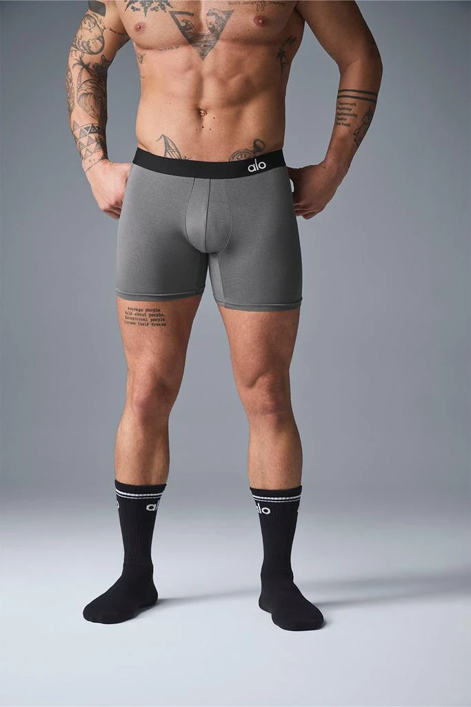 Alo Yoga Day and Night Boxer - Grey 4