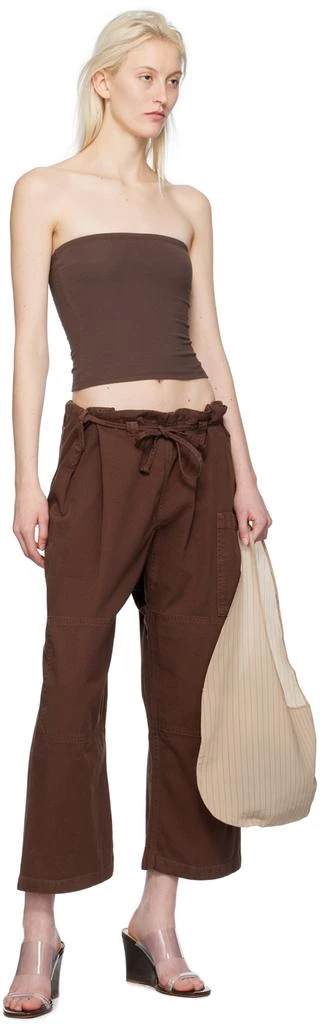 Gil Rodriguez Brown Convertible Tube Top 4