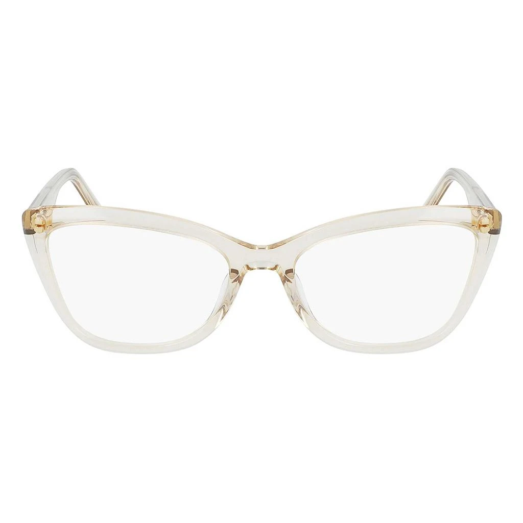 MCM MCM Women's Eyeglasses - Champagne Cat Eye Zyl Frame Clear Demo Lens | MCM2708 237 2