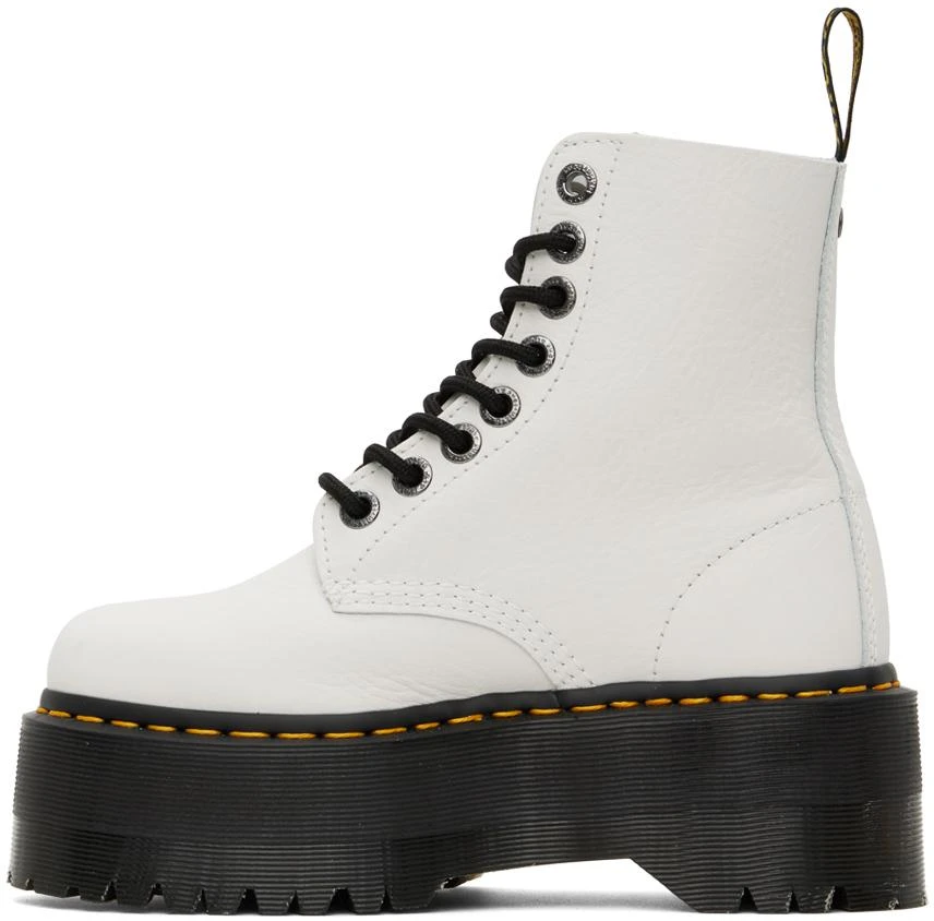Dr. Martens White 1460 Pascal Max Boots 3