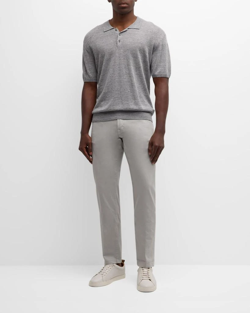 Marco Pescarolo Men's Soft Drill 5-Pocket Pants 2