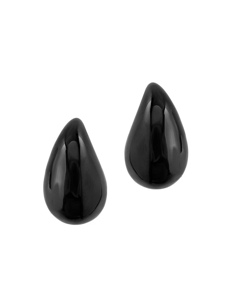 Saks Fifth Avenue Collection 14K Yellow Gold
Onyx Teardrop Earrings