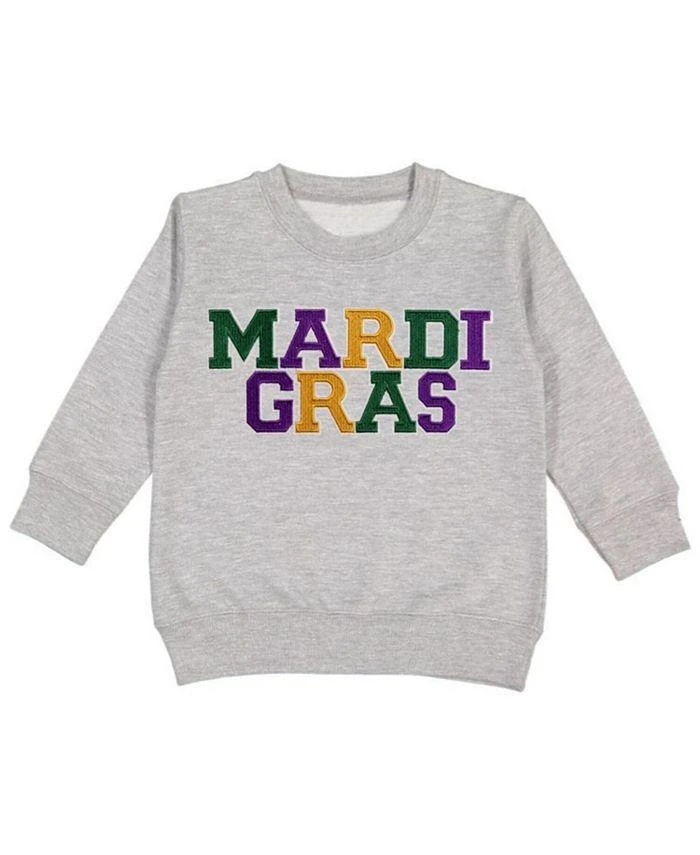 Sweet Wink Boys
 Mardi Gras Patch Sweatshirt - Little Kid, Big Kid