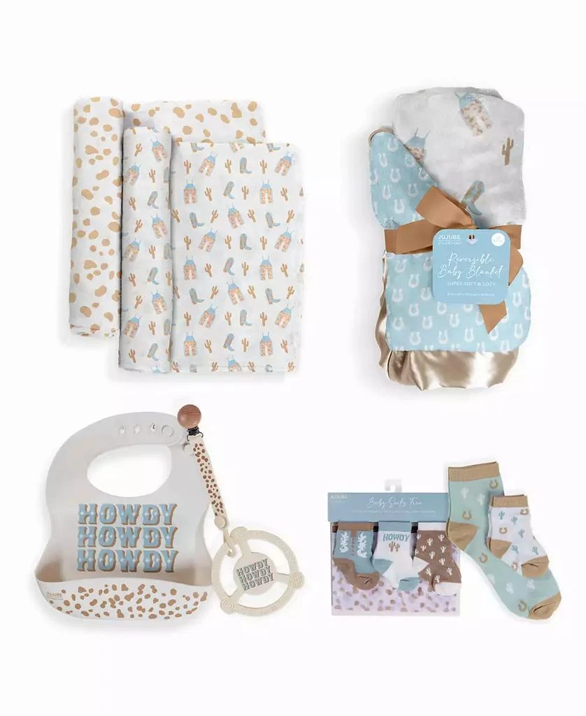 JuJuBe Everyday Essentials Baby Bundle Howdy Partner Blue 1