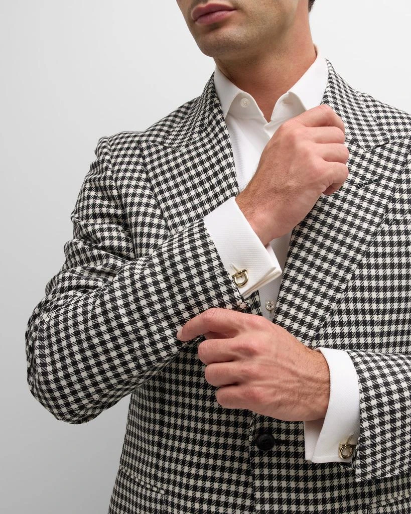 Salvatore Ferragamo Men
s Gancini Cufflinks 5