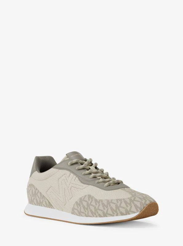 Michael Kors Essex Mixed-Media Trainer 1