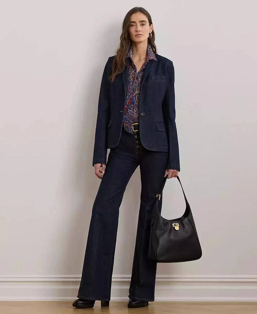 Ralph Lauren Women's Classic-Fit Print Chiffon Tie-Neck Shirt 4