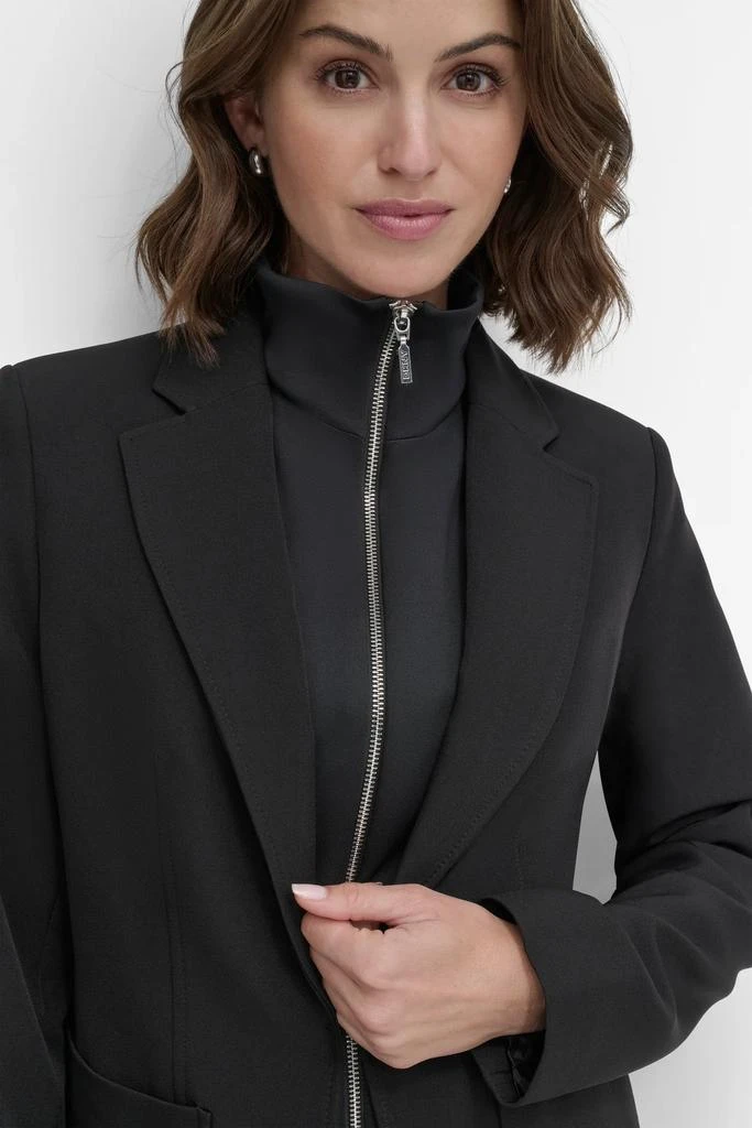 DKNY DOUBLE INSERT ZIPPER JACKET 5