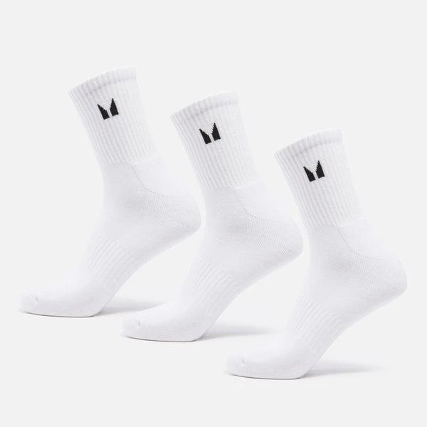 MP MP Unisex Crew Socks (3 Pack) - White 1