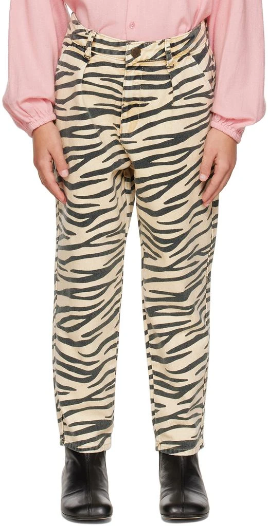 maed for mini Kids Black
Off-White Twiggy Tiger Loose Jeans