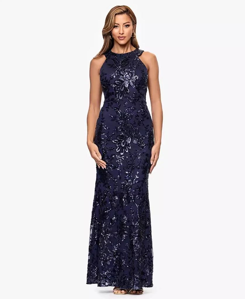 XSCAPE Women's Ruffled Sleeveless Scuba Fit & Flare Dress - Dresses & Skirts - Free Shipping - BeyondStyle XSCAPE Women's Ruffled Sleeveless Scuba Fit & Flare Dress - Dresses & Skirts - Free Shipping - BeyondStyle
