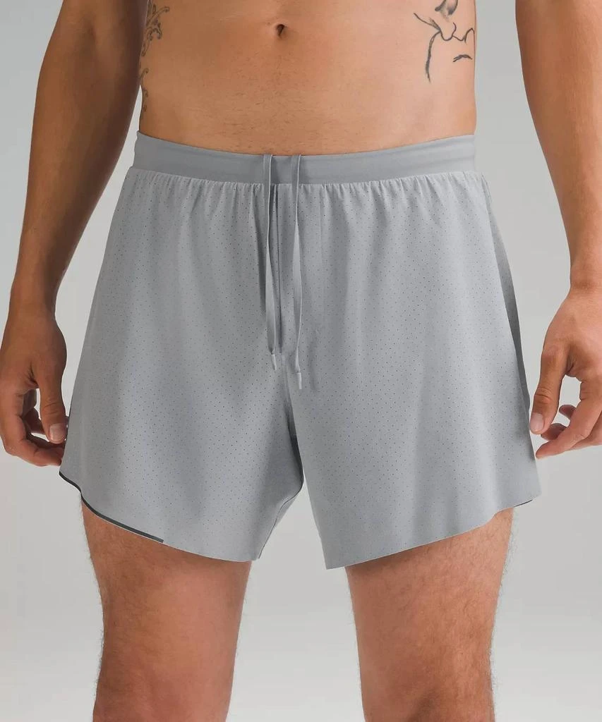Lululemon Men's Lined Fast And Free Shorts 6" In Rhino Grey 3