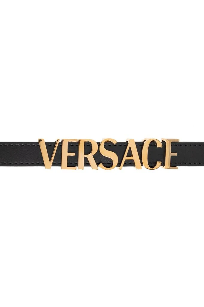 Versace Versace Logo-Lettering Buckle Belt 4