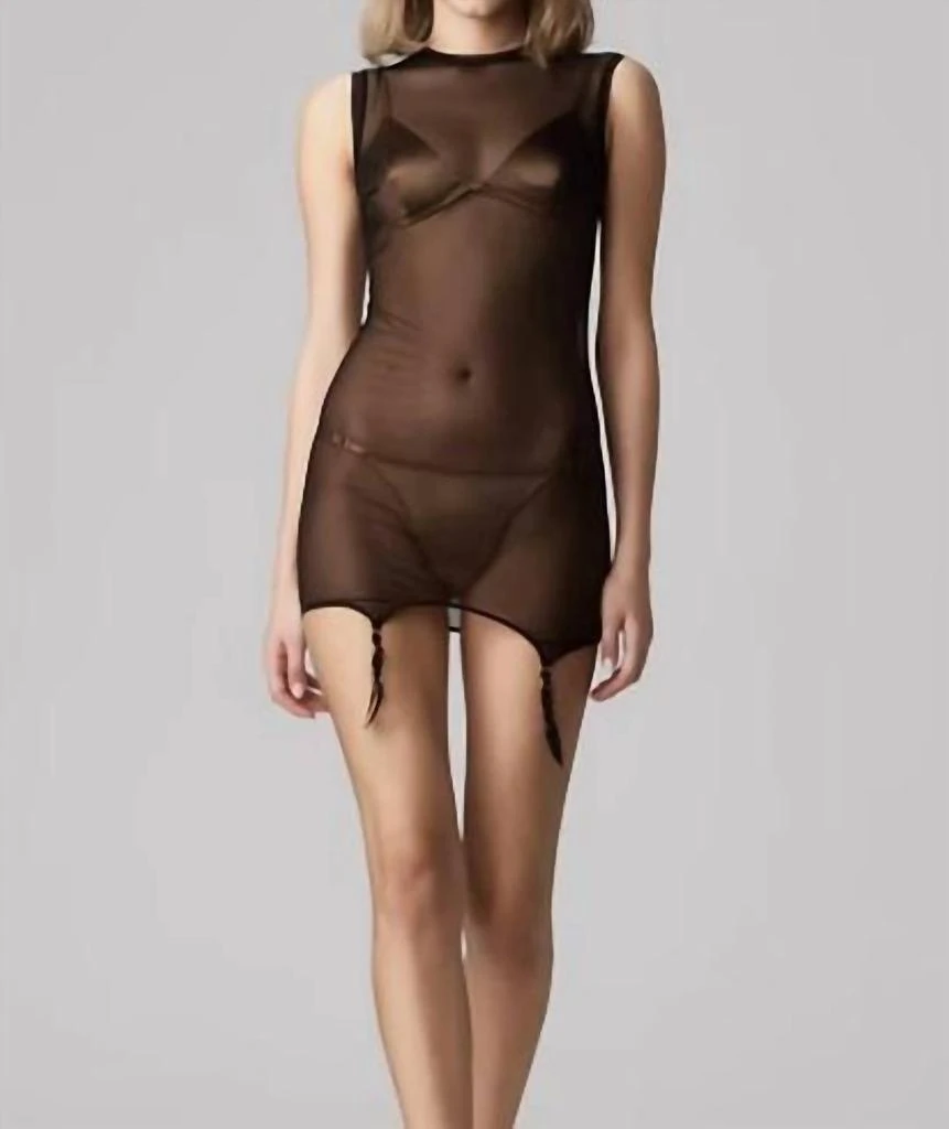 MURMUR Murmur - Garter Sheer Dress