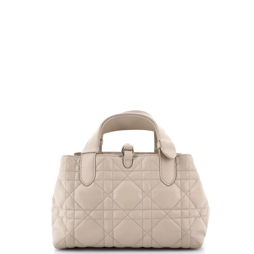 Dior Toujours Tote Bag Macrocannage Quilt Calfskin Small 4