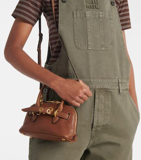 Miu Miu Aventure Mini leather tote bag 2