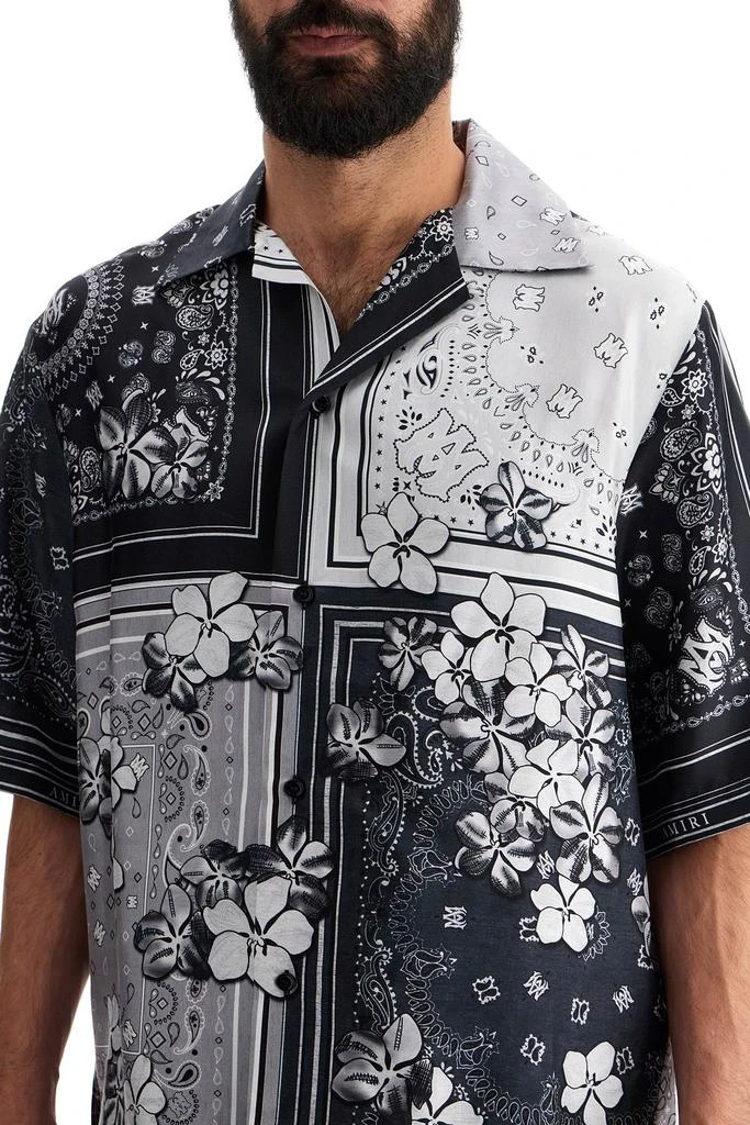 AMIRI bowling shirt with bandana 4