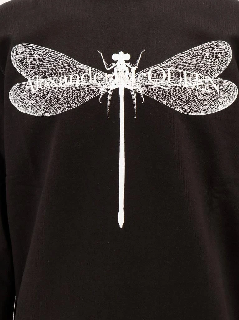 Alexander McQueen Alexander McQueen Dragonfly Printed Crewneck Sweatshirt 3