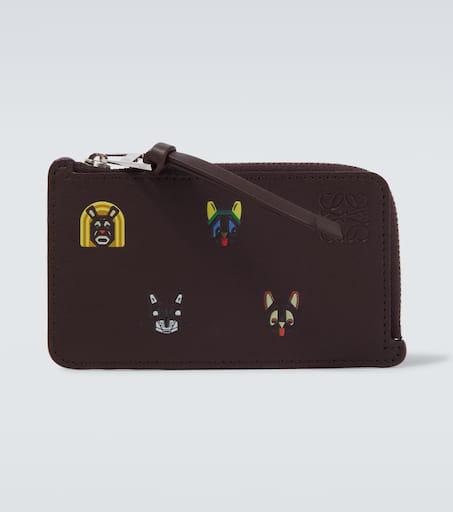 Loewe x Louis Wain leather card case