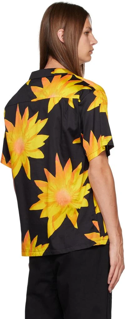 Double Rainbouu Black & Orange Printed Shirt 3