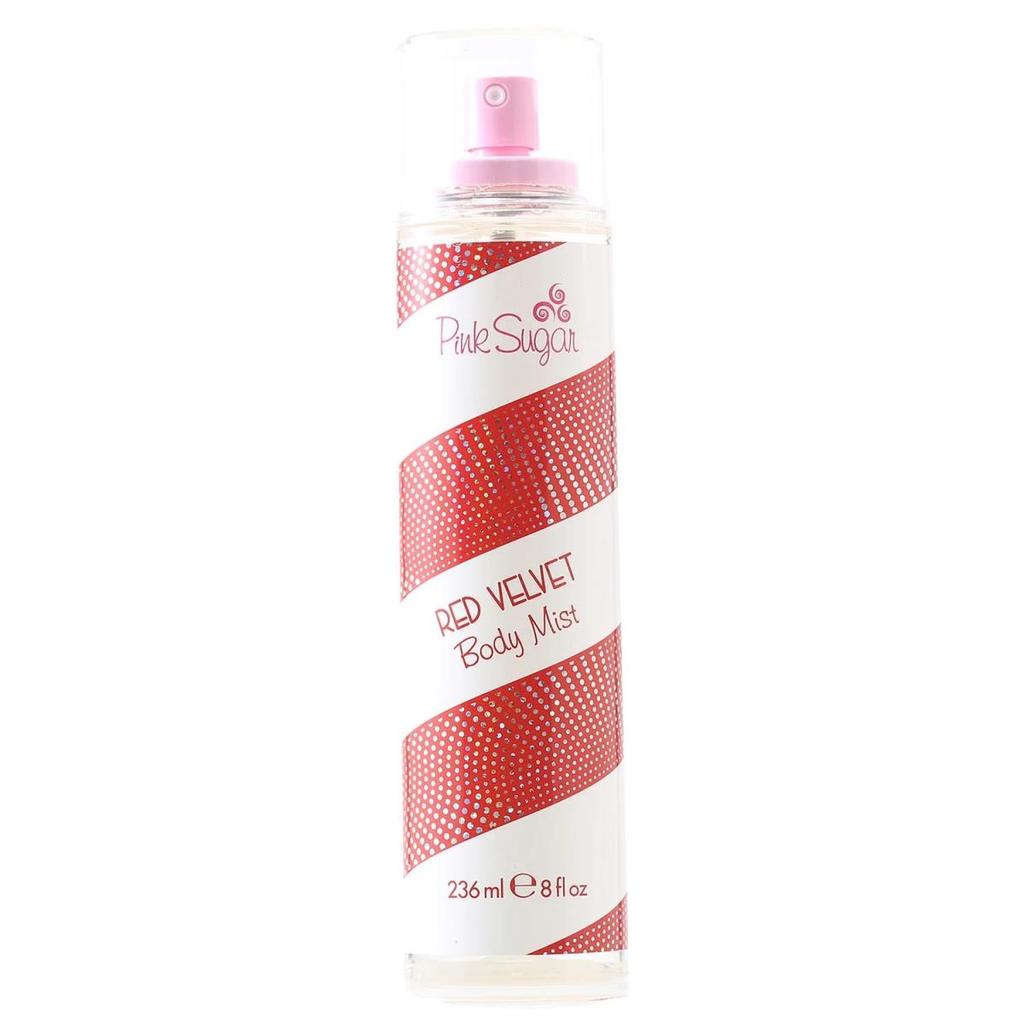 AQUOLINA 8 oz Pink Sugar Red Velvet Body Mist