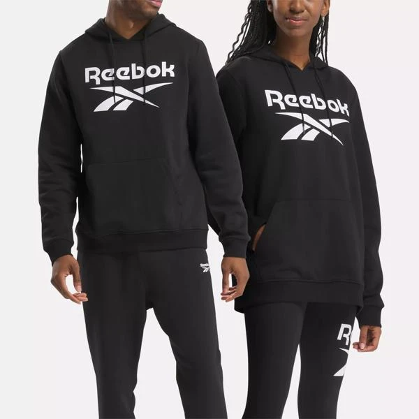 Reebok Reebok Identity Fleece Stacked Logo Pullover Hoodie 1