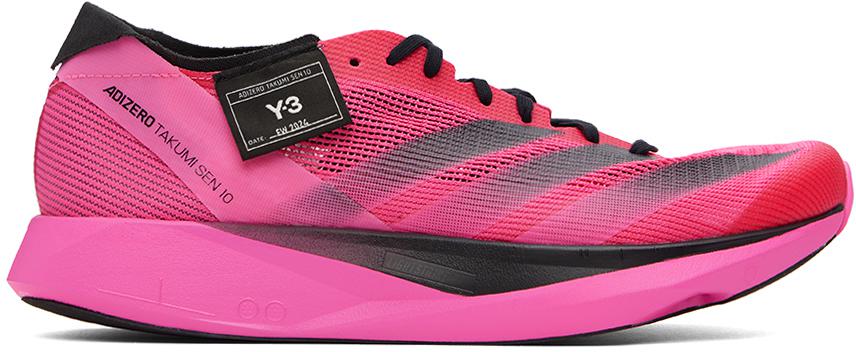 Y-3 Pink Takumi Sen 10 Sneakers