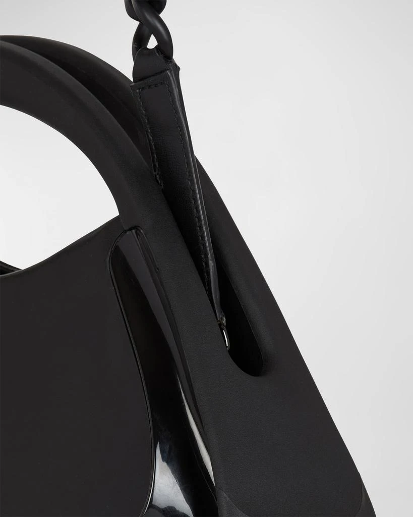 Balmain Jolie Madame Medium Top-Handle Bag in Smooth Polyurethane 3