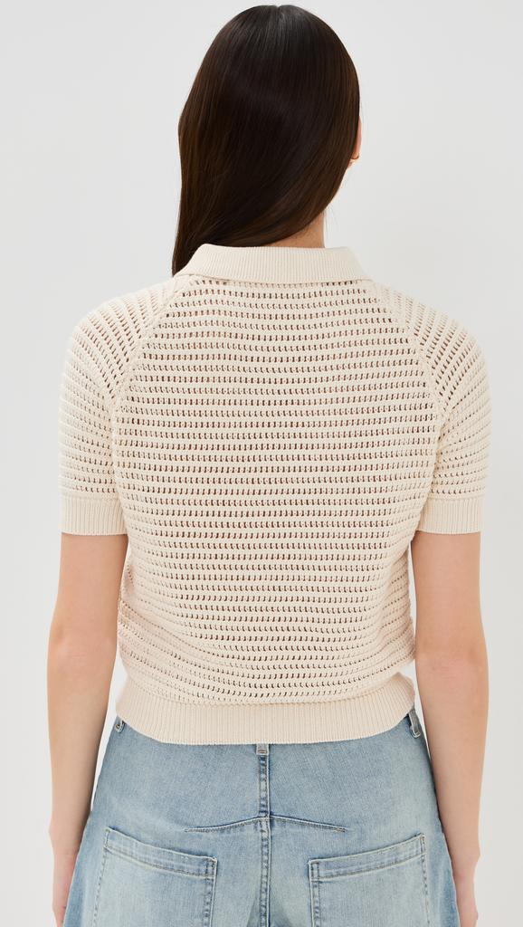 Alix of Bohemia Lessi Oyster Crochet Top
