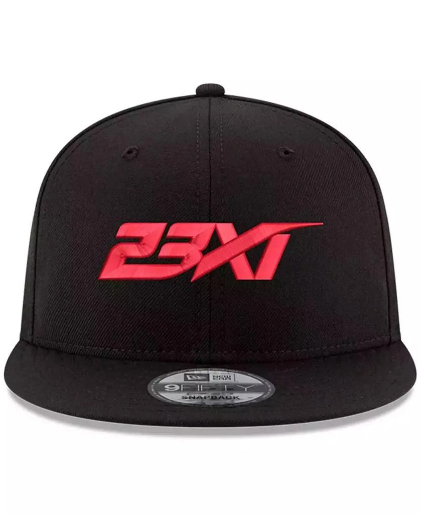 New Era Men's Black 23XI Racing New Logo 9FIFTY Snapback Hat 2