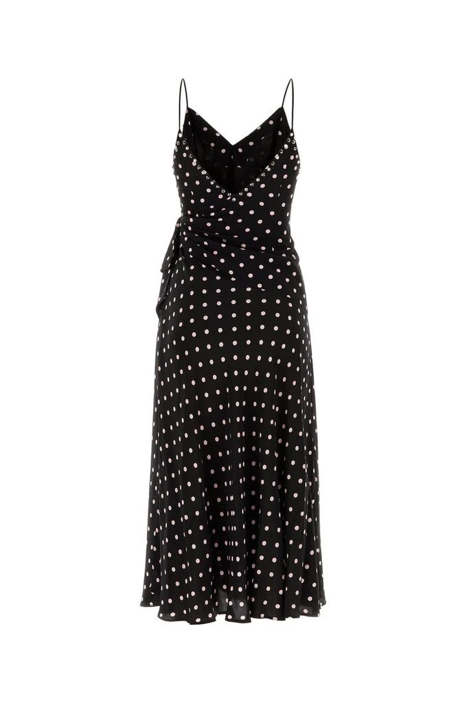 Alessandra Rich Printed silk dress 1