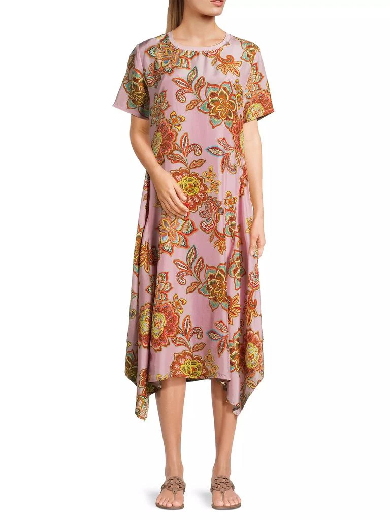 Johnny Was Messina Floral Silk Dress 2