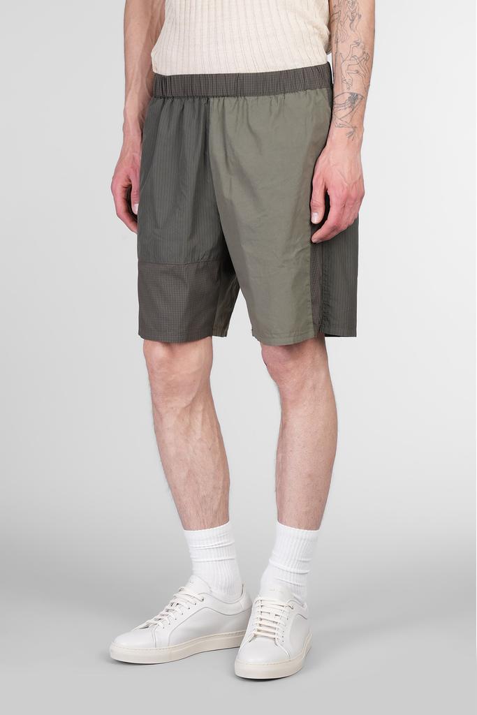 MAURO GRIFONI Shorts In Green Cotton