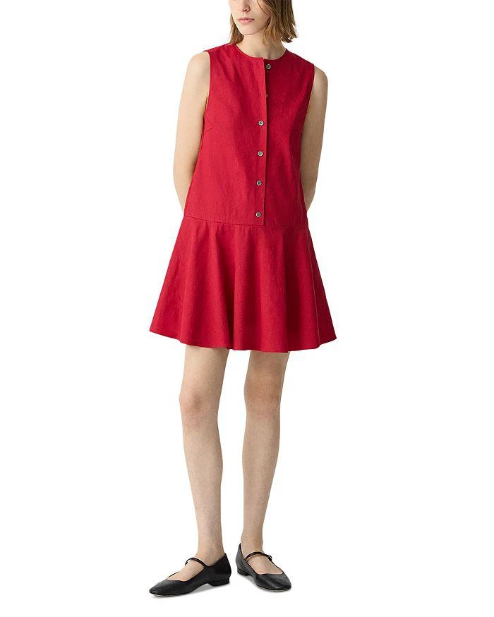 Sleeveless Linen Blend Mini Dress  On Sale Now with Up to 71% Off |  Discover Exclusive Deals & Savings at BeyondStyle  Authentic Theory dress|women  with Limited-Time Discounts, Free Shipping, and