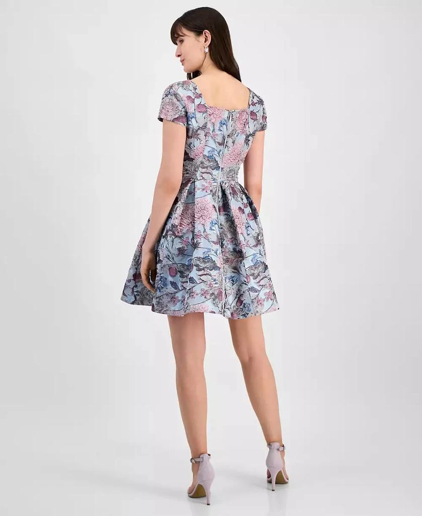 Dress Tahari Flats Nordstrom Tahari ASL Embroidered Midi Cocktail