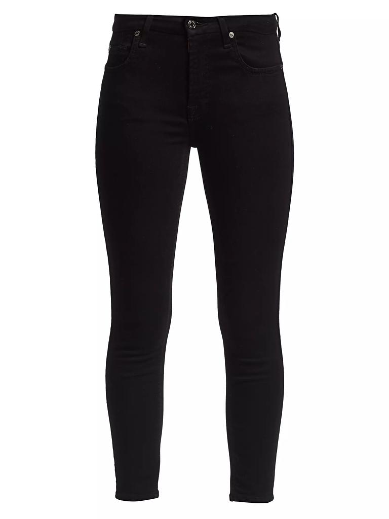 7 For All Mankind Mid-Rise Ankle Skinny Jeans