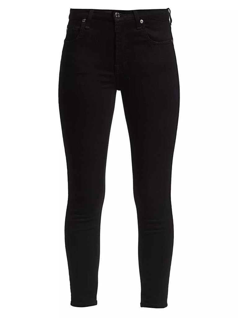 7 For All Mankind Mid-Rise Ankle Skinny Jeans 1