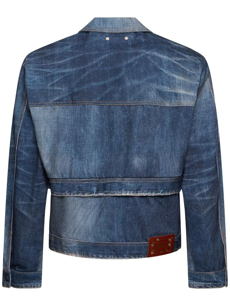 ANDERSSON BELL Trompe L'oeil Double Waist Denim Jacket 4