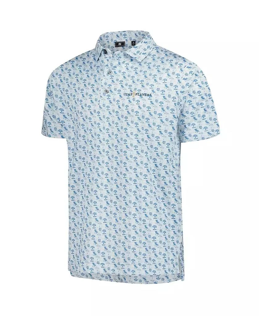 FootJoy Men's White THE PLAYERS ProDry All Over Print Polo Shirt 4