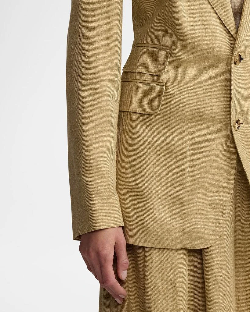 Ralph Lauren Russell Silk-Linen Twill Jacket 5