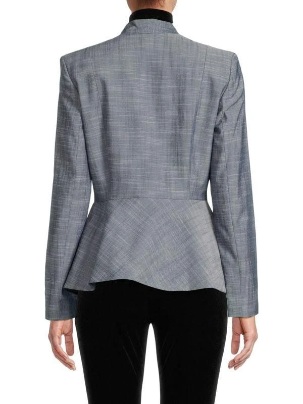 Tommy Hilfiger Heathered Peplum Blazer 2